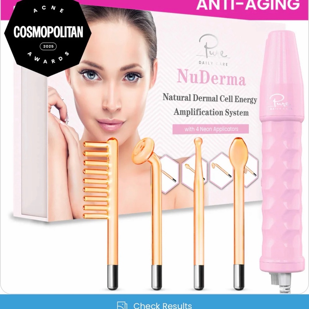 NEW - Pure Daily Care NuDerma Anti Aging High Frequency Wand
